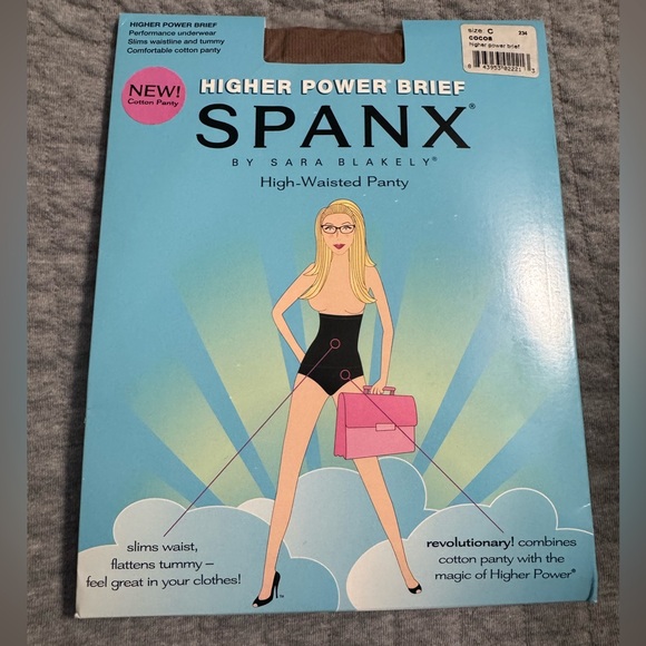 SPANX Other - Spanx Higher Power Brief High-Waisted Panty Cocoa Size C